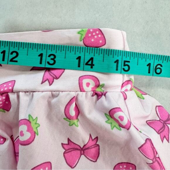 Hot Topic Strawberry & Bows Petticoat Tier Skirt Medium Sweet Society - Picture 7 of 9
